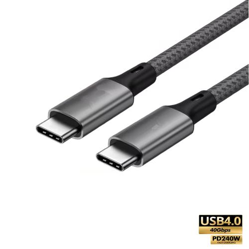 USB-C 240W 40Gbit PD3.1 Lade und Daten Kabel - USB4 - Monitor Display 4k, Notebook, Handy 