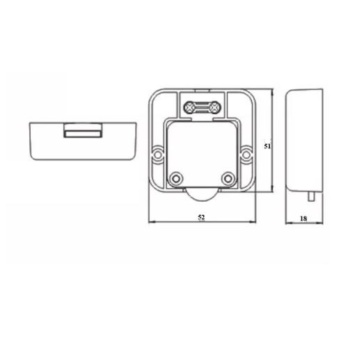 Türkontaktschalter Schrank Schalter Kontaktschalter 2A 250V Truhenschalter Türschalter für Möbeltür Möbelschalter Taster Lichtschalter Lampenschalter